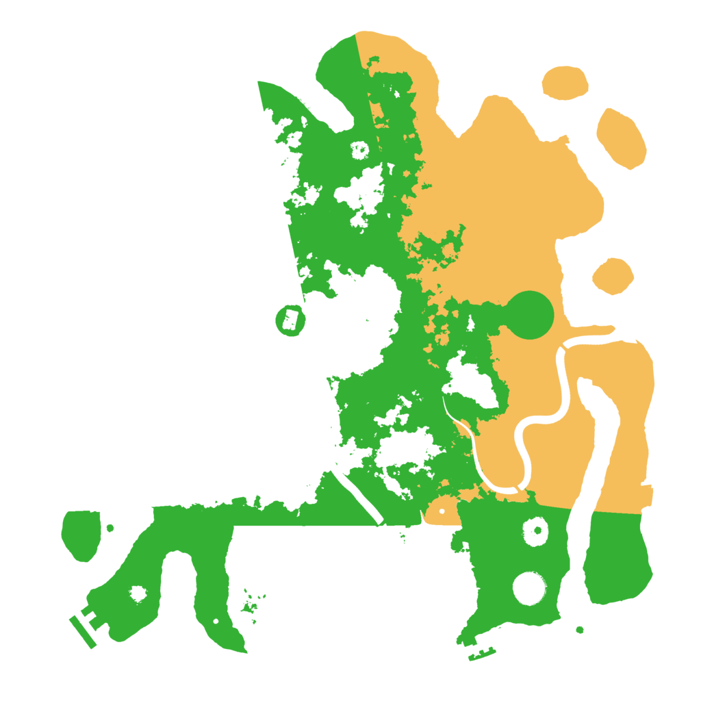 Biome Rust Map: Procedural Map, Size: 3800, Seed: 506608