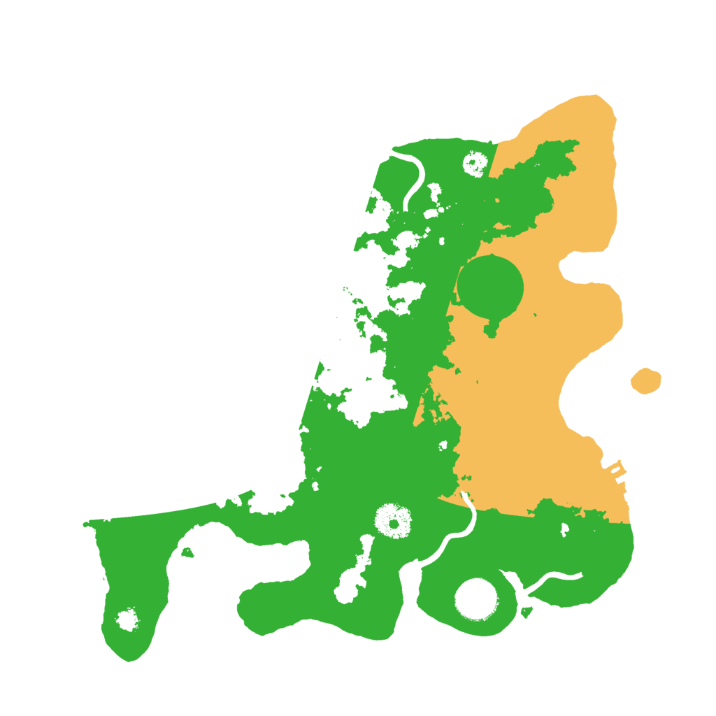 Biome Rust Map: Procedural Map, Size: 3000, Seed: 55005
