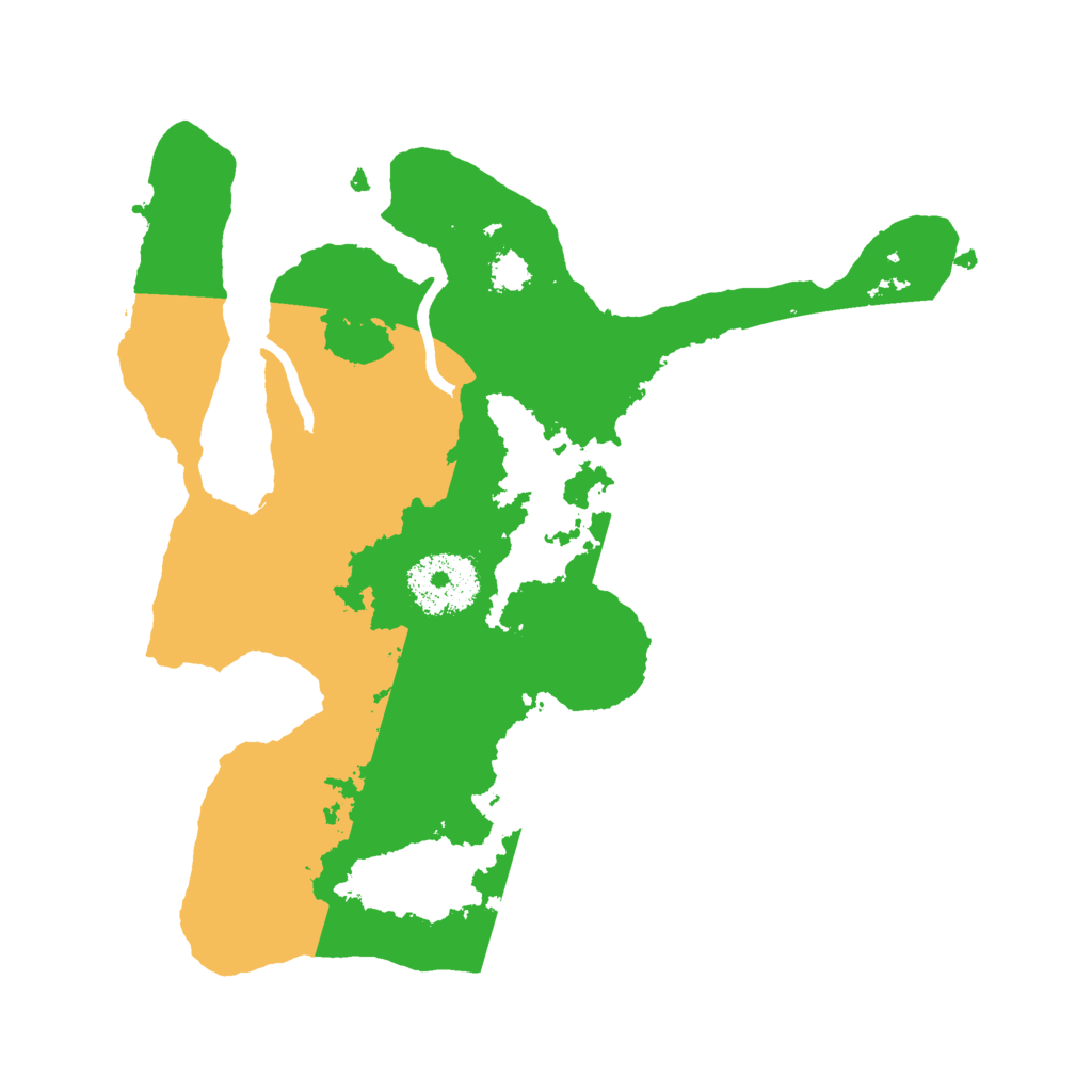 Biome Rust Map: Procedural Map, Size: 2500, Seed: 1649