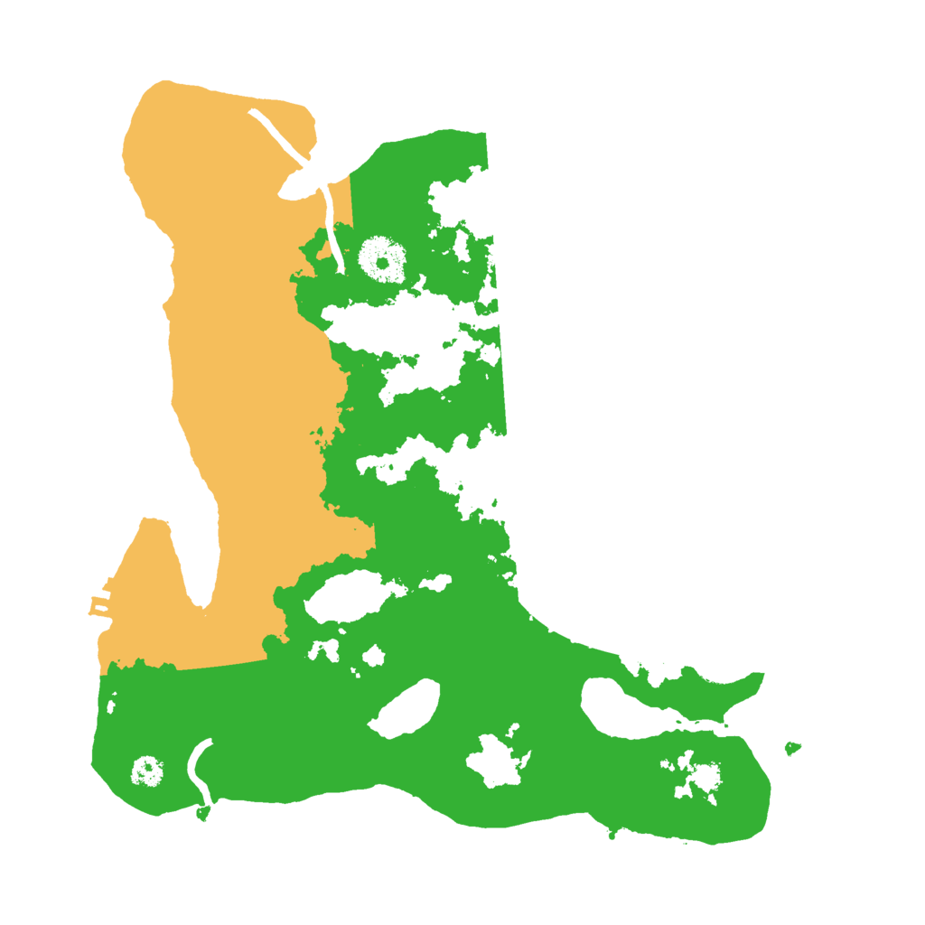 Biome Rust Map: Procedural Map, Size: 3000, Seed: 1234577769