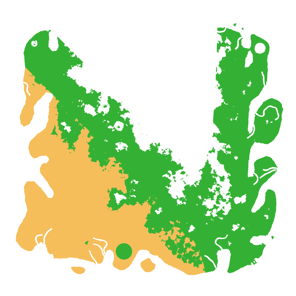 Biome Rust Map: Procedural Map, Size: 4800, Seed: 149077233