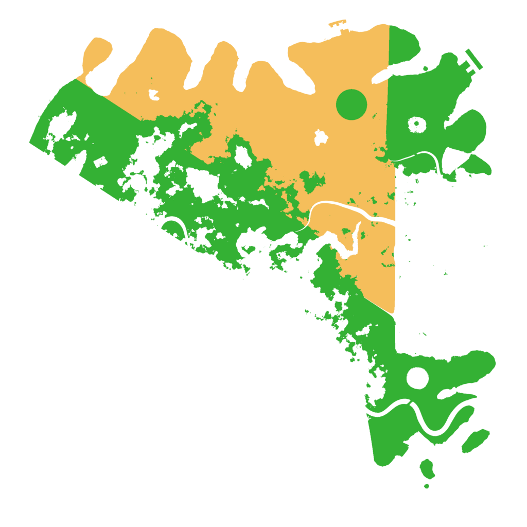 Biome Rust Map: Procedural Map, Size: 4500, Seed: 1080285348