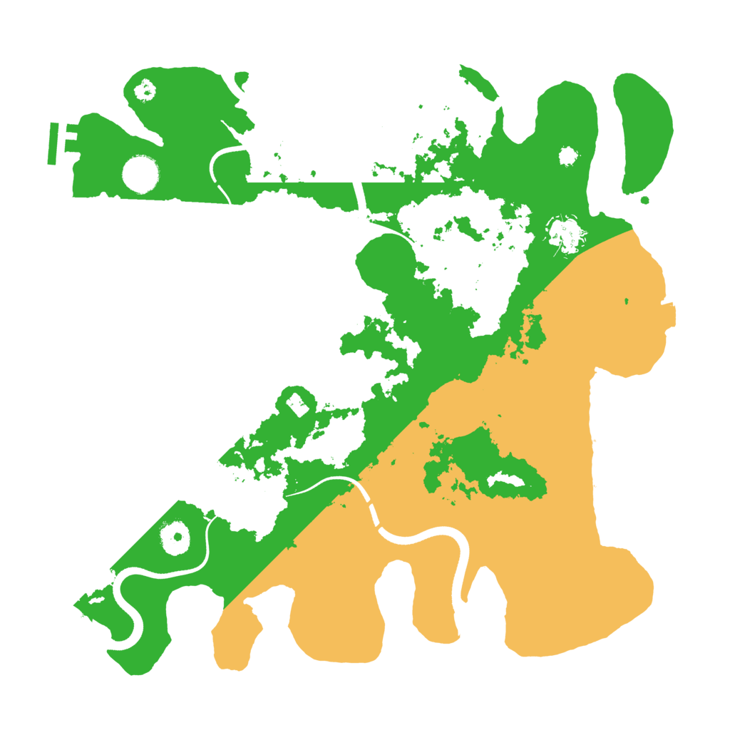 Biome Rust Map: Procedural Map, Size: 3500, Seed: 2114304127