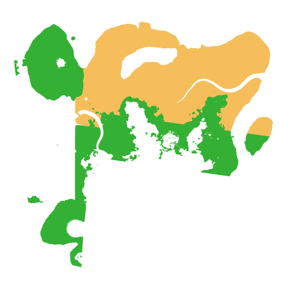 Biome Rust Map: Procedural Map, Size: 3000, Seed: 1356852221