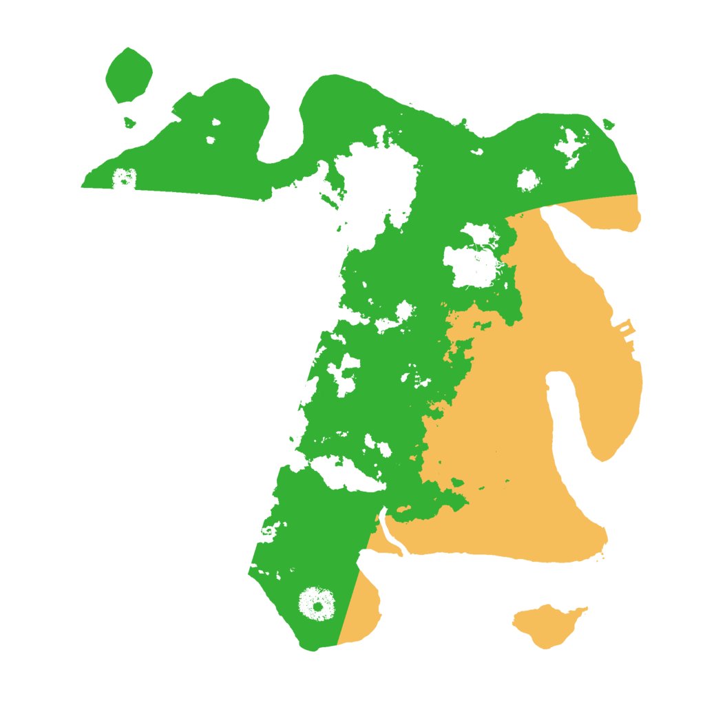 Biome Rust Map: Procedural Map, Size: 3000, Seed: 860335376