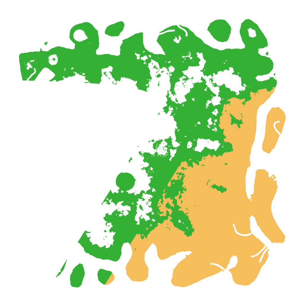 Biome Rust Map: Procedural Map, Size: 4500, Seed: 224466