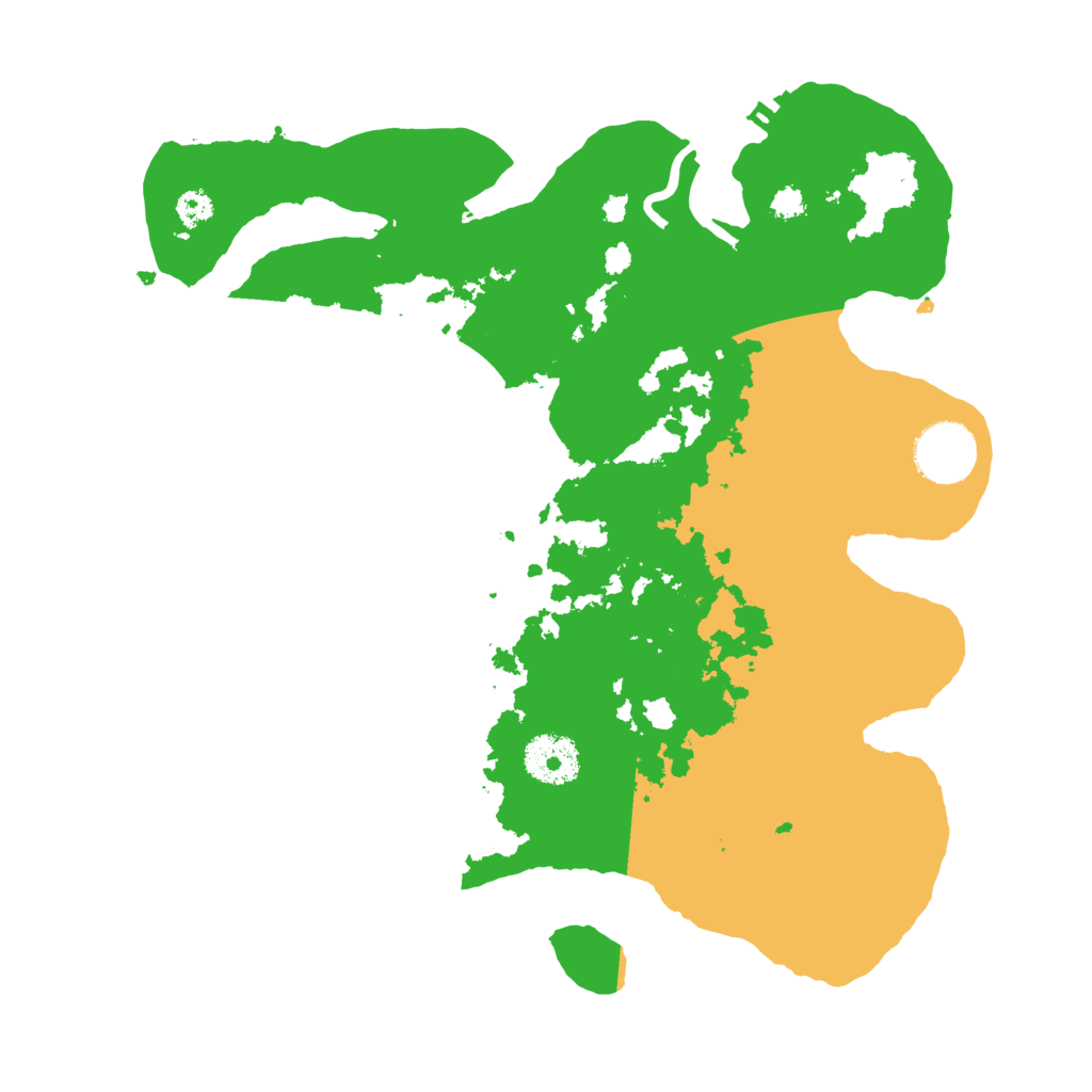 Biome Rust Map: Procedural Map, Size: 3100, Seed: 288427061