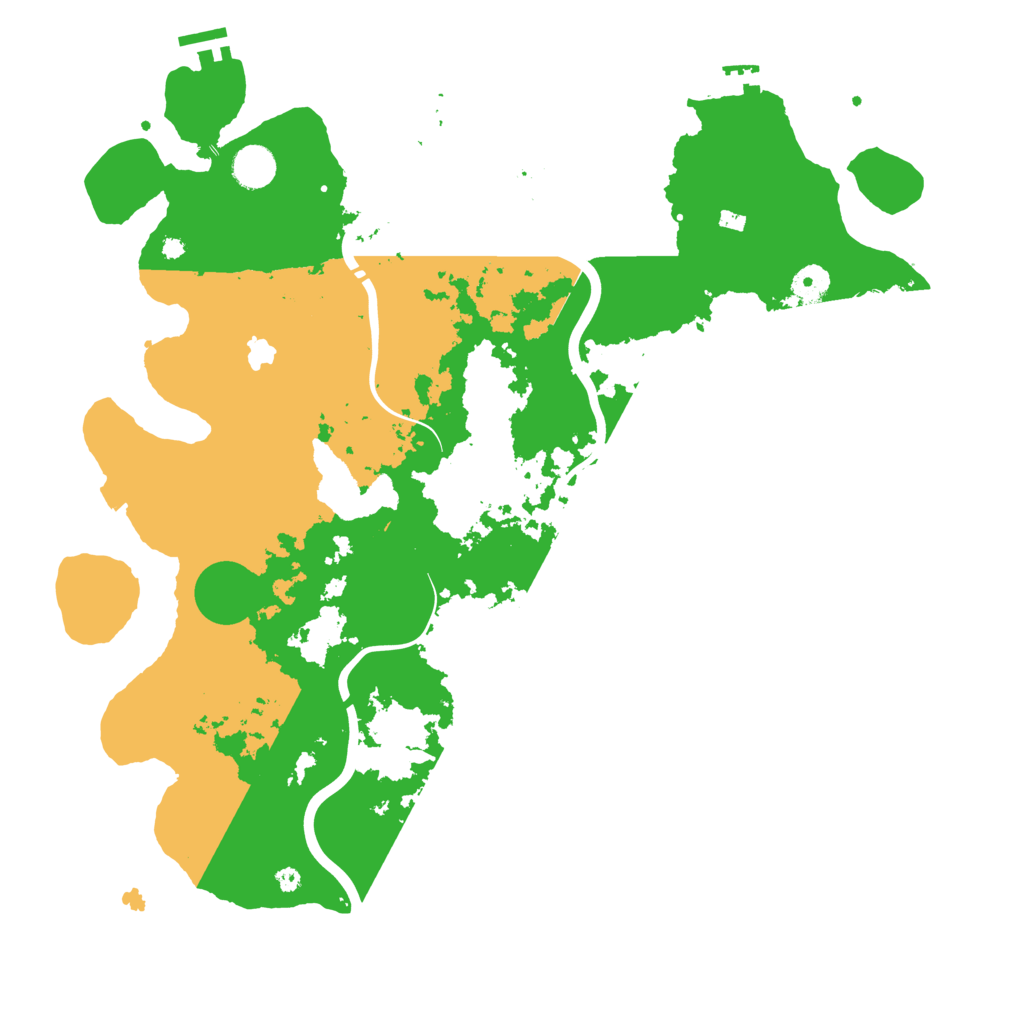 Biome Rust Map: Procedural Map, Size: 4250, Seed: 198345306