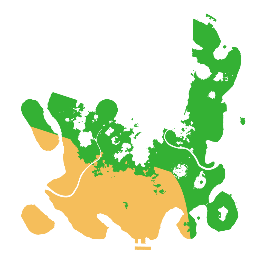 Biome Rust Map: Procedural Map, Size: 3300, Seed: 288814446