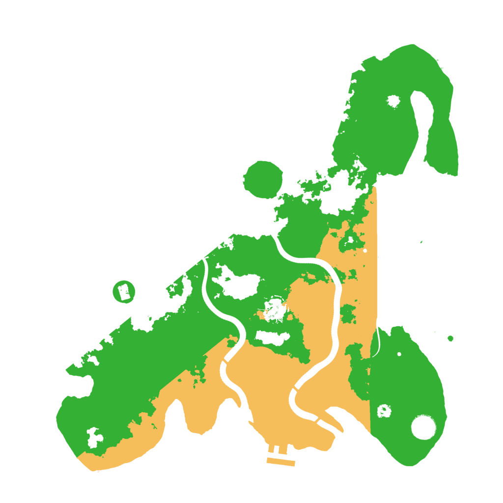 Biome Rust Map: Procedural Map, Size: 3600, Seed: 234327