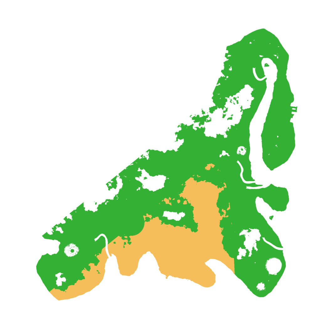 Biome Rust Map: Procedural Map, Size: 3600, Seed: 234327