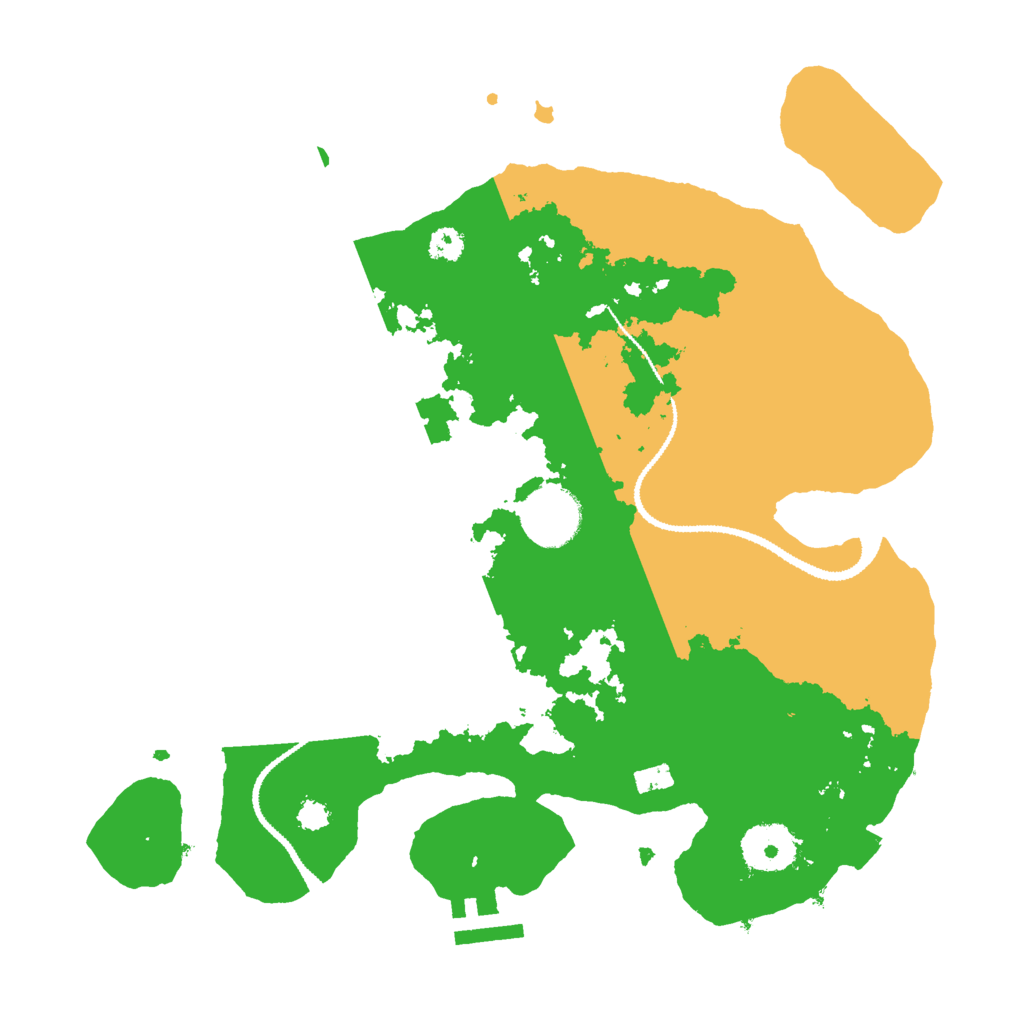 Biome Rust Map: Procedural Map, Size: 3000, Seed: 86263