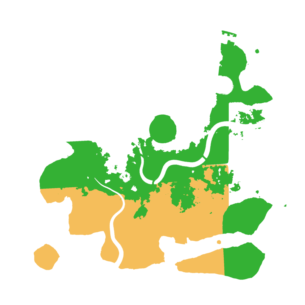Biome Rust Map: Procedural Map, Size: 3000, Seed: 1925538245