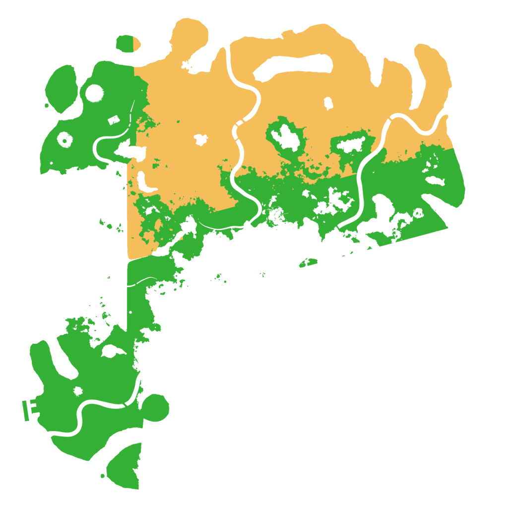 Biome Rust Map: Procedural Map, Size: 5000, Seed: 2475
