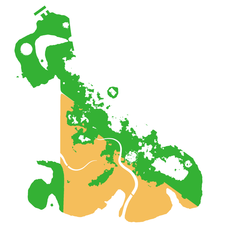 Biome Rust Map: Procedural Map, Size: 3550, Seed: 736328