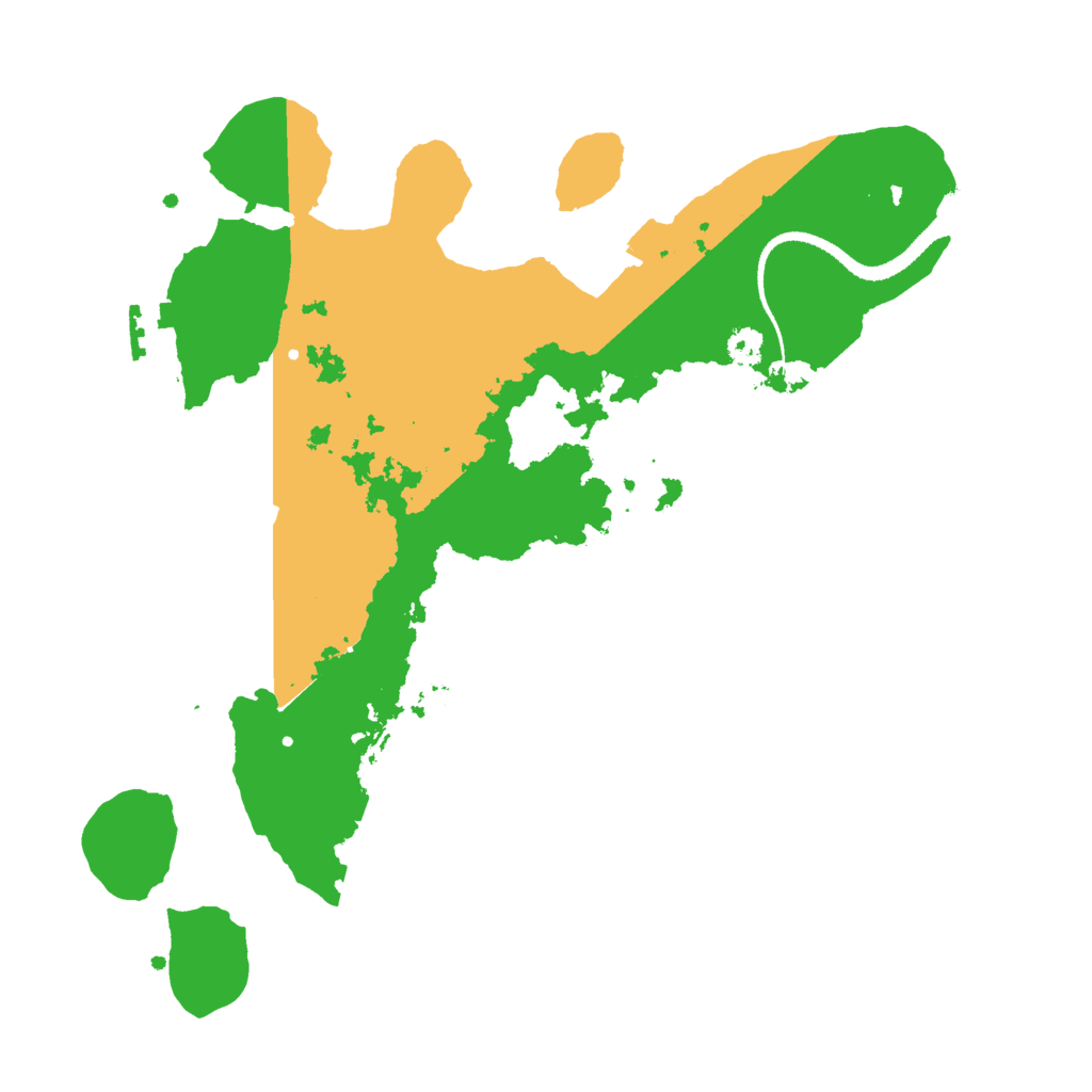 Biome Rust Map: Procedural Map, Size: 3000, Seed: 1566307767