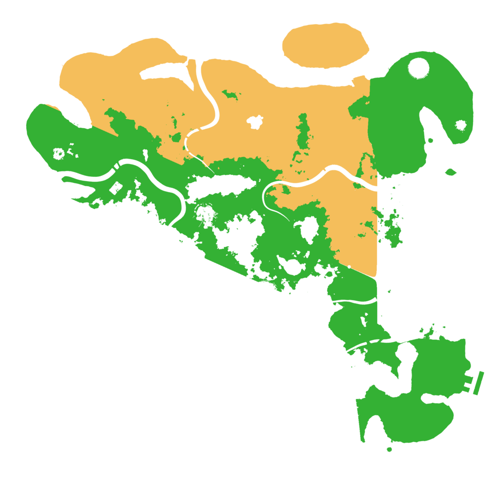 Biome Rust Map: Procedural Map, Size: 4250, Seed: 869703103