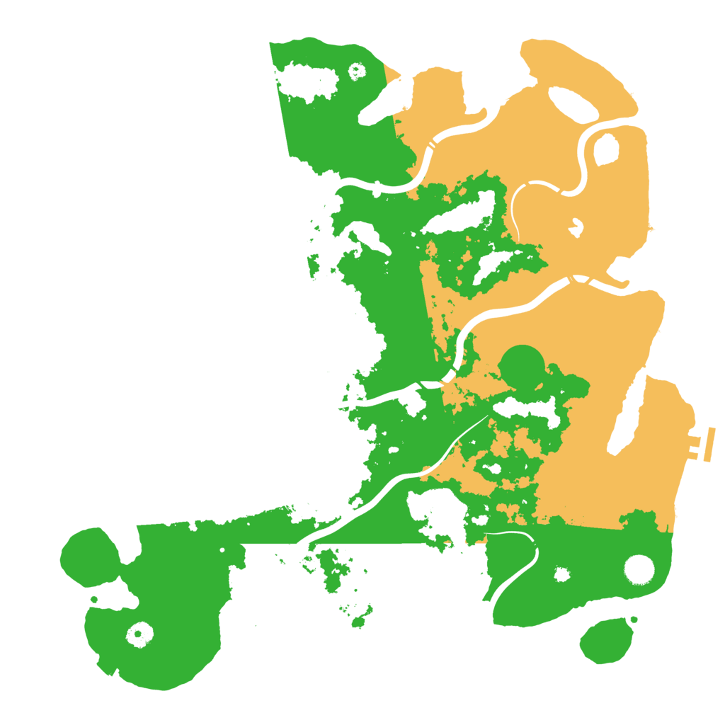 Biome Rust Map: Procedural Map, Size: 4250, Seed: 1164307807