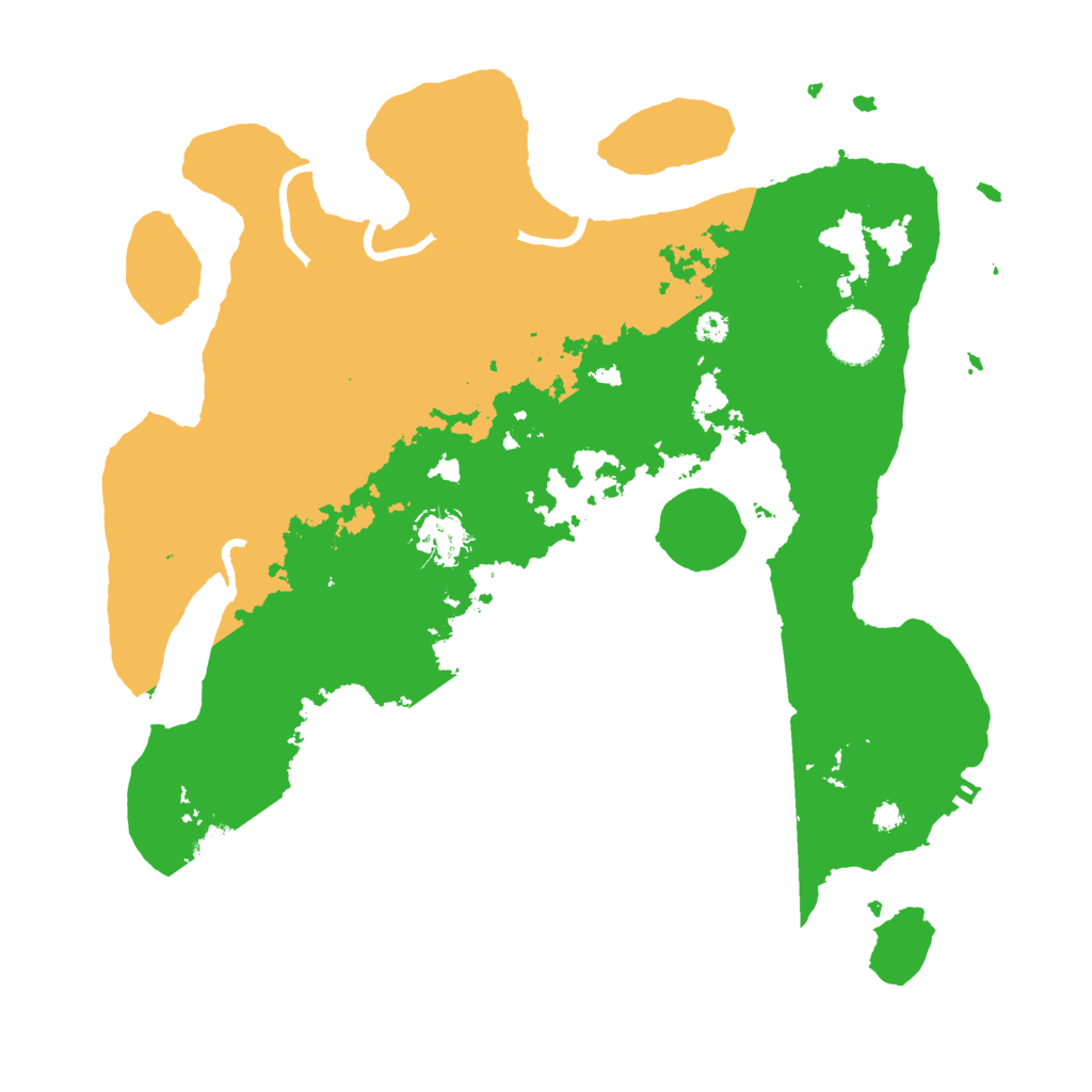 Biome Rust Map: Procedural Map, Size: 3500, Seed: 624001569