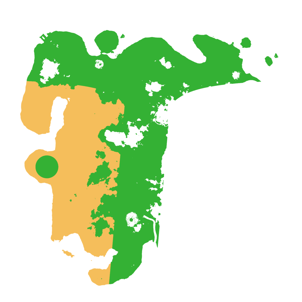 Biome Rust Map: Procedural Map, Size: 3500, Seed: 456321