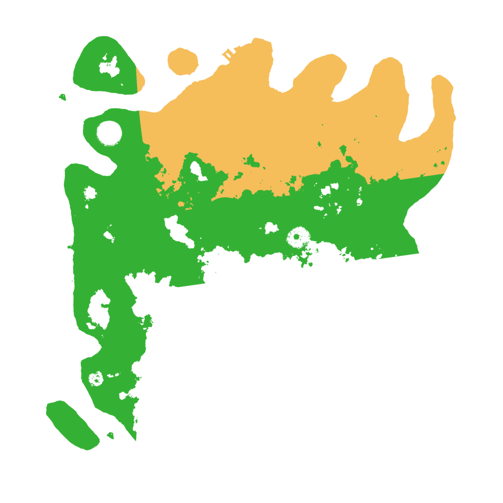 Biome Rust Map: Procedural Map, Size: 3550, Seed: 408915