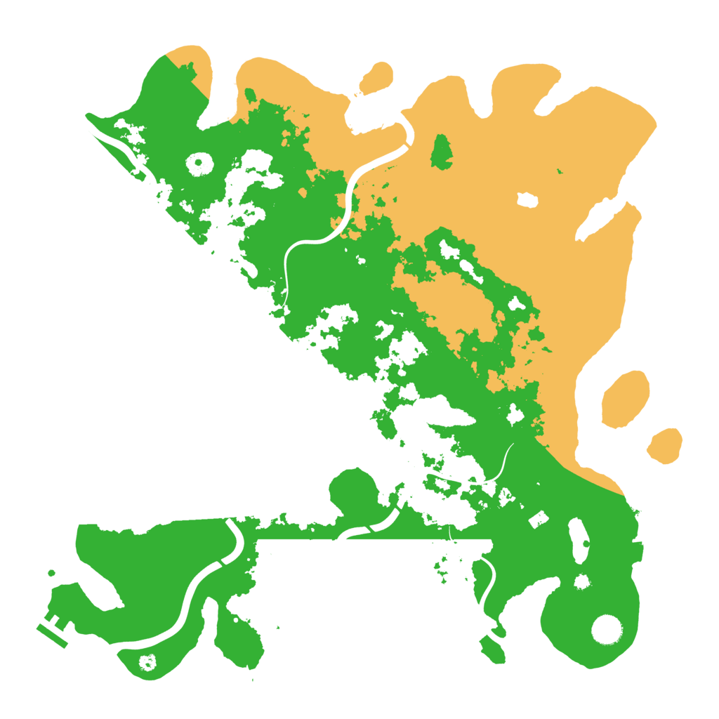 Biome Rust Map: Procedural Map, Size: 4200, Seed: 750821077
