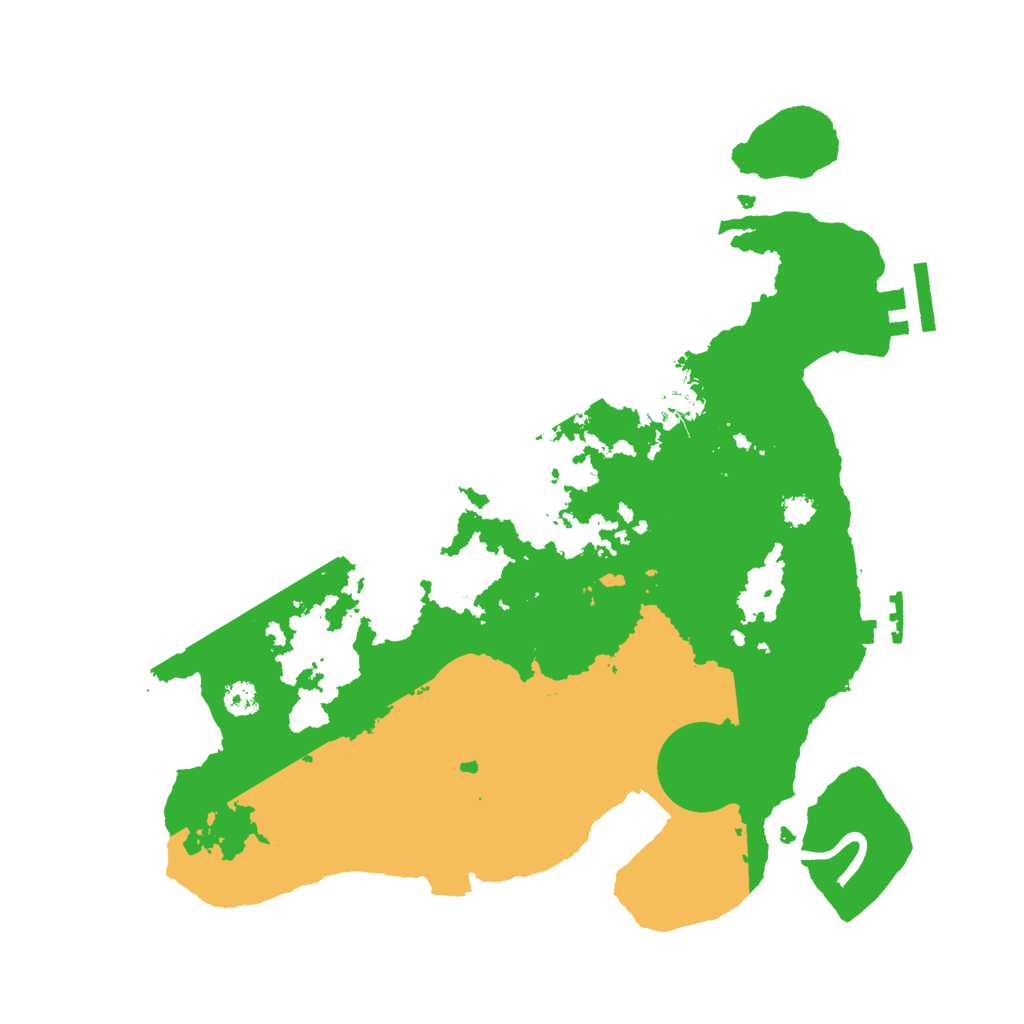 Biome Rust Map: Procedural Map, Size: 3000, Seed: 7789418