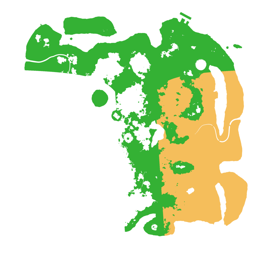 Biome Rust Map: Procedural Map, Size: 4300, Seed: 8759999