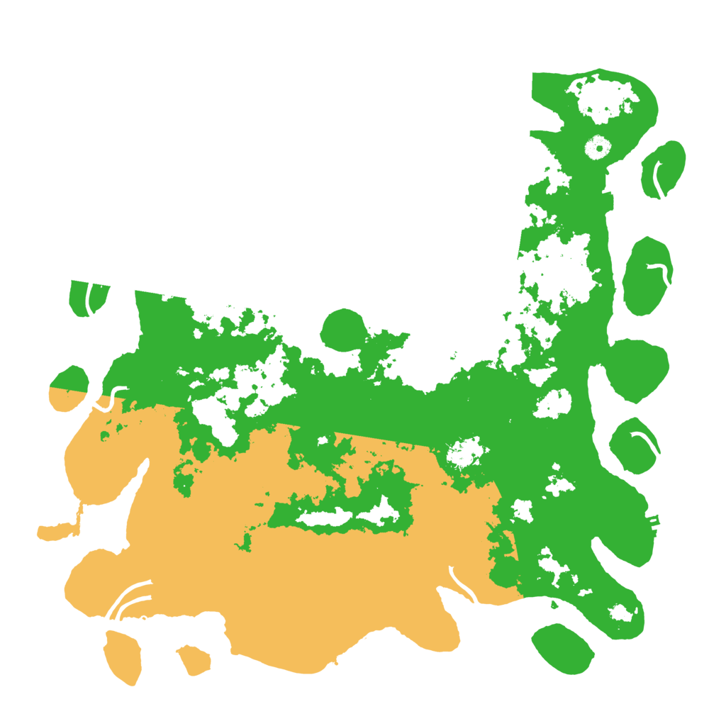 Biome Rust Map: Procedural Map, Size: 4500, Seed: 9159