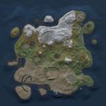 Thumbnail Rust Map: Procedural Map, Size: 3000, Seed: 9159, 13 Monuments