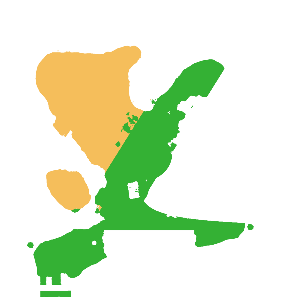 Biome Rust Map: Procedural Map, Size: 2000, Seed: 203550340
