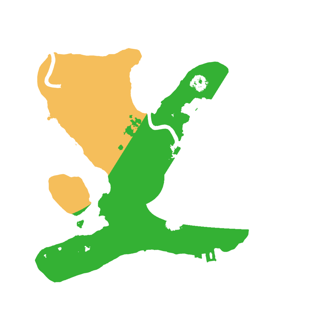Biome Rust Map: Procedural Map, Size: 2000, Seed: 203550340