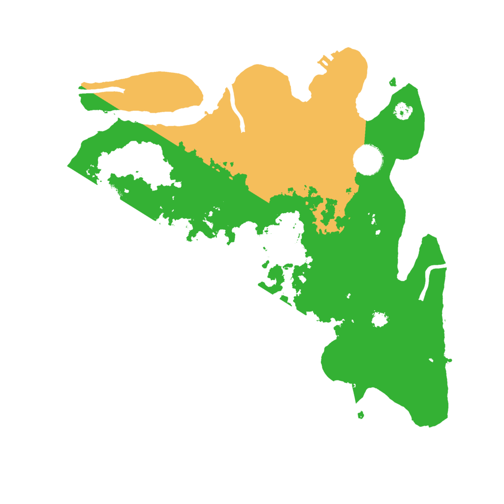 Biome Rust Map: Procedural Map, Size: 3000, Seed: 5458