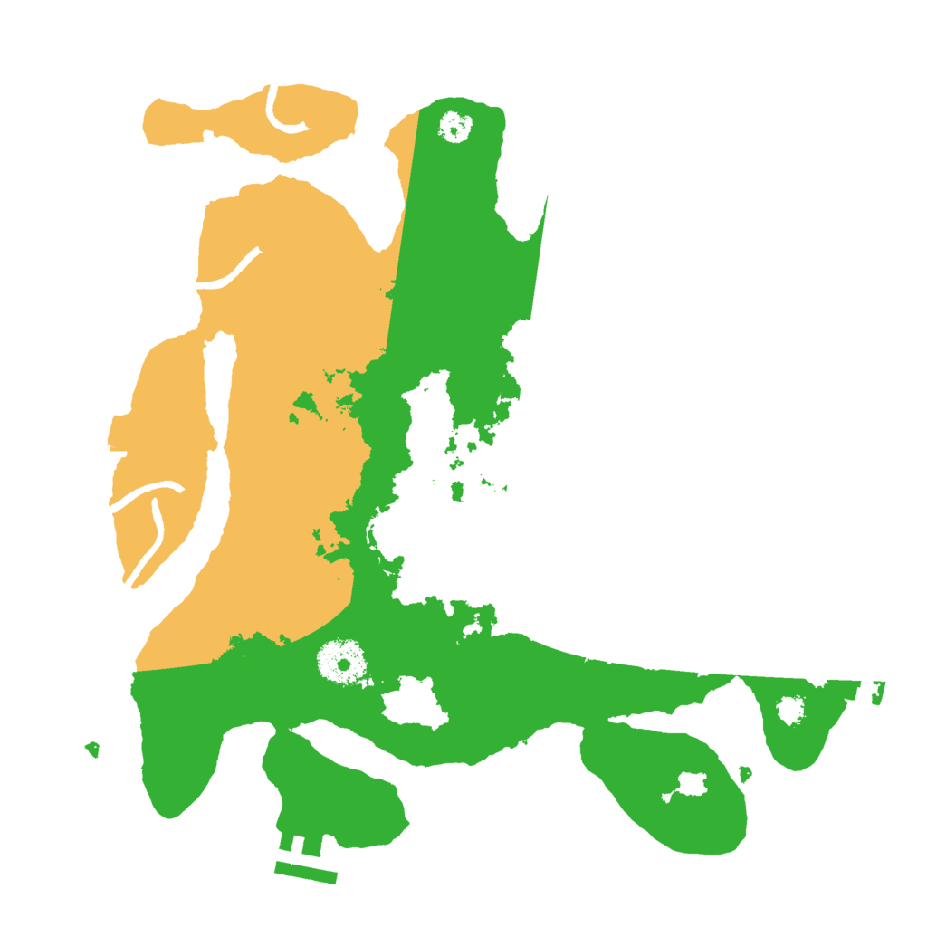 Biome Rust Map: Procedural Map, Size: 3000, Seed: 2969