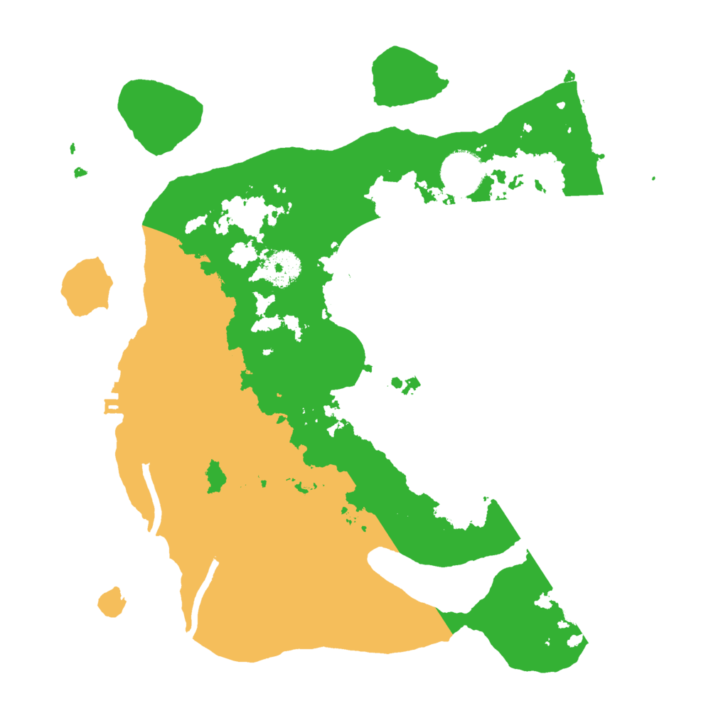 Biome Rust Map: Procedural Map, Size: 3000, Seed: 4307