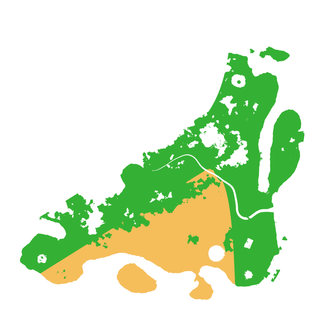 Biome Rust Map: Procedural Map, Size: 3500, Seed: 564684464