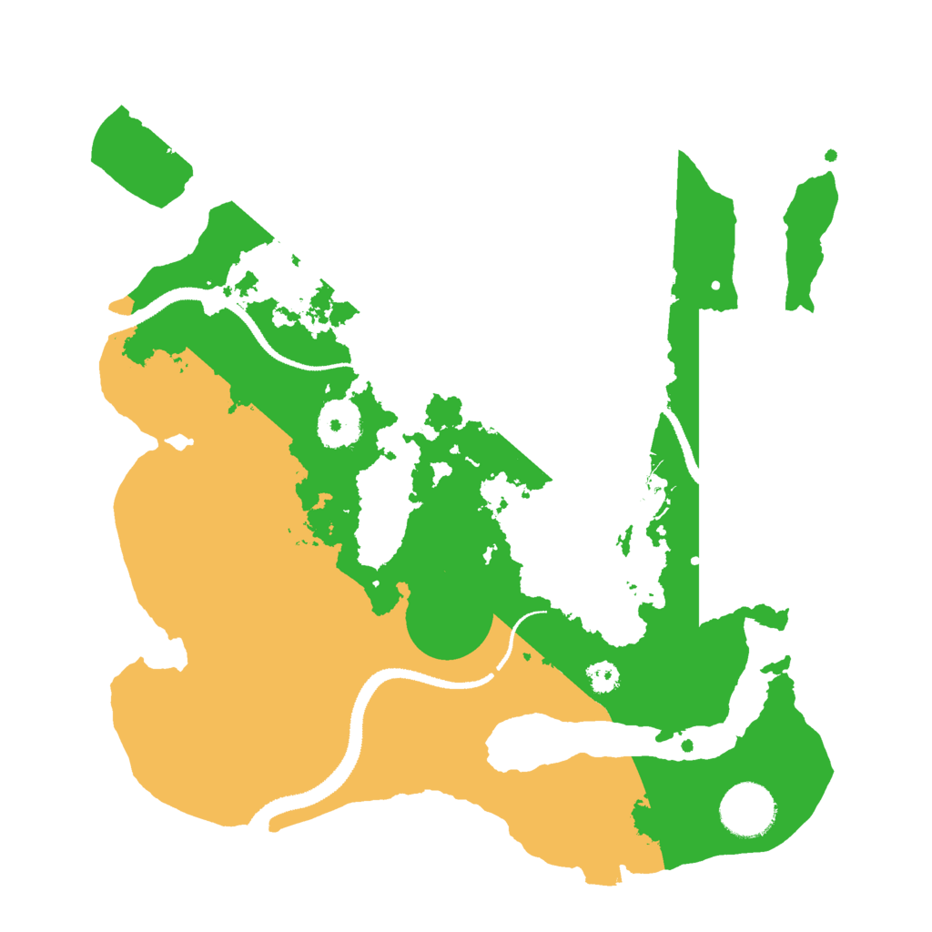 Biome Rust Map: Procedural Map, Size: 3000, Seed: 4310