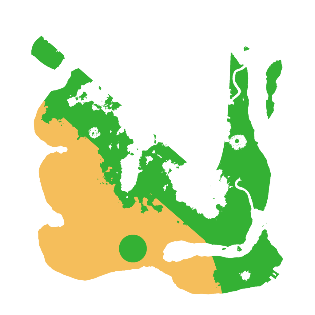 Biome Rust Map: Procedural Map, Size: 3000, Seed: 4310