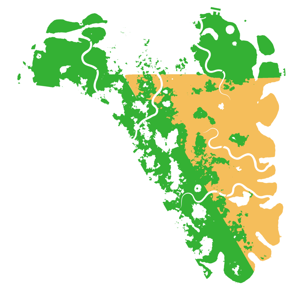 Biome Rust Map: Procedural Map, Size: 6000, Seed: 420035982