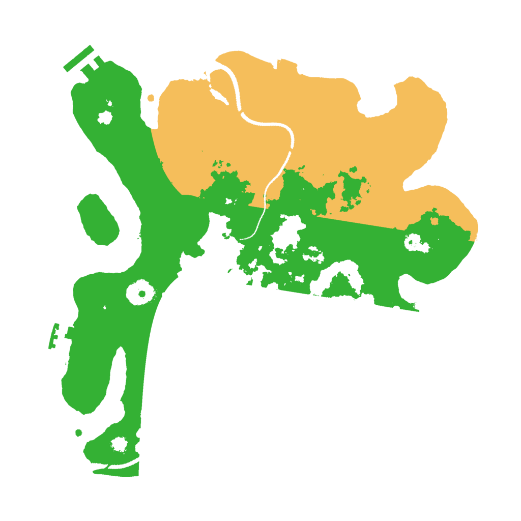 Biome Rust Map: Procedural Map, Size: 3000, Seed: 3058