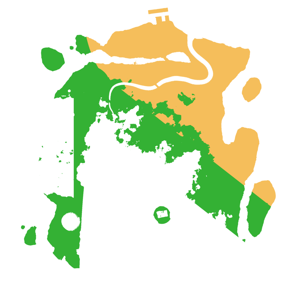 Biome Rust Map: Procedural Map, Size: 3000, Seed: 7501