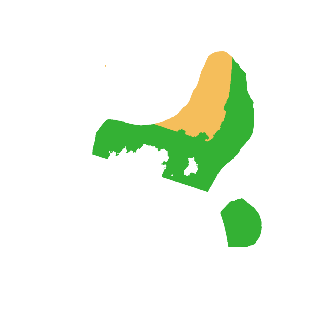 Biome Rust Map: Barren, Size: 1600, Seed: 88888822