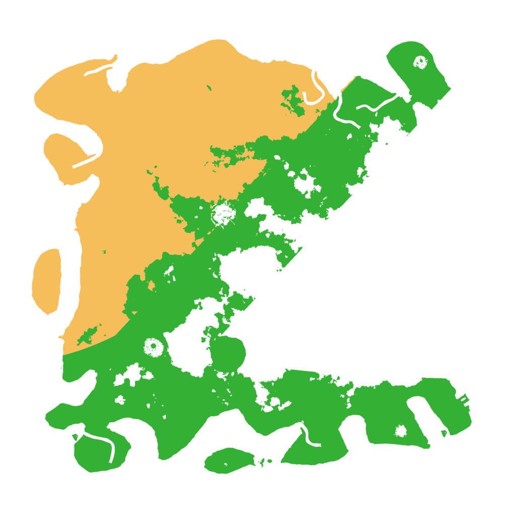 Biome Rust Map: Procedural Map, Size: 4000, Seed: 7368