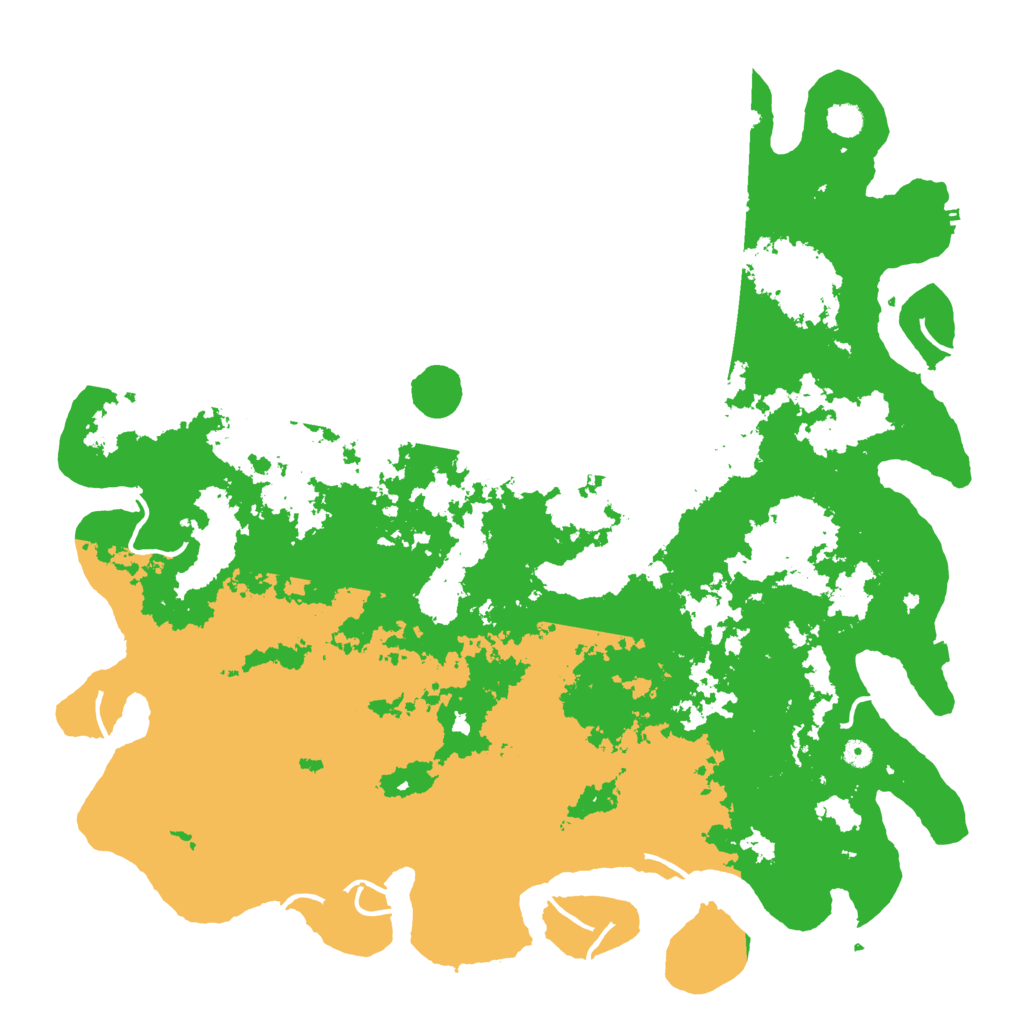 Biome Rust Map: Procedural Map, Size: 5500, Seed: 365753146