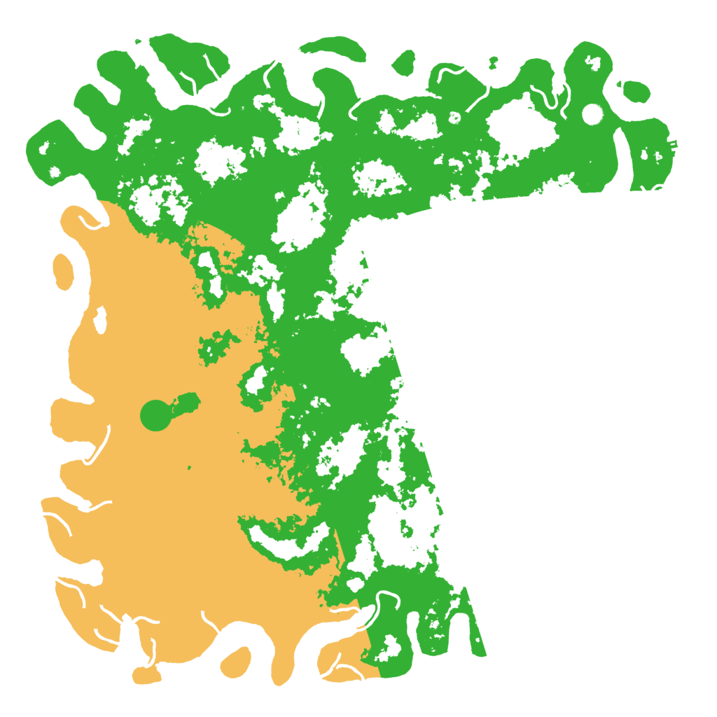 Biome Rust Map: Procedural Map, Size: 6000, Seed: 894615582