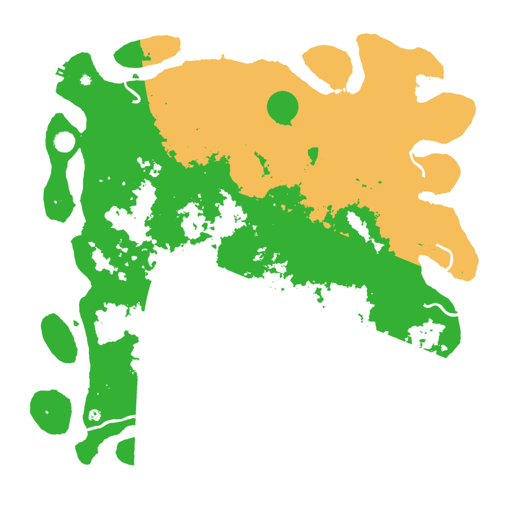 Biome Rust Map: Procedural Map, Size: 4250, Seed: 1042947707