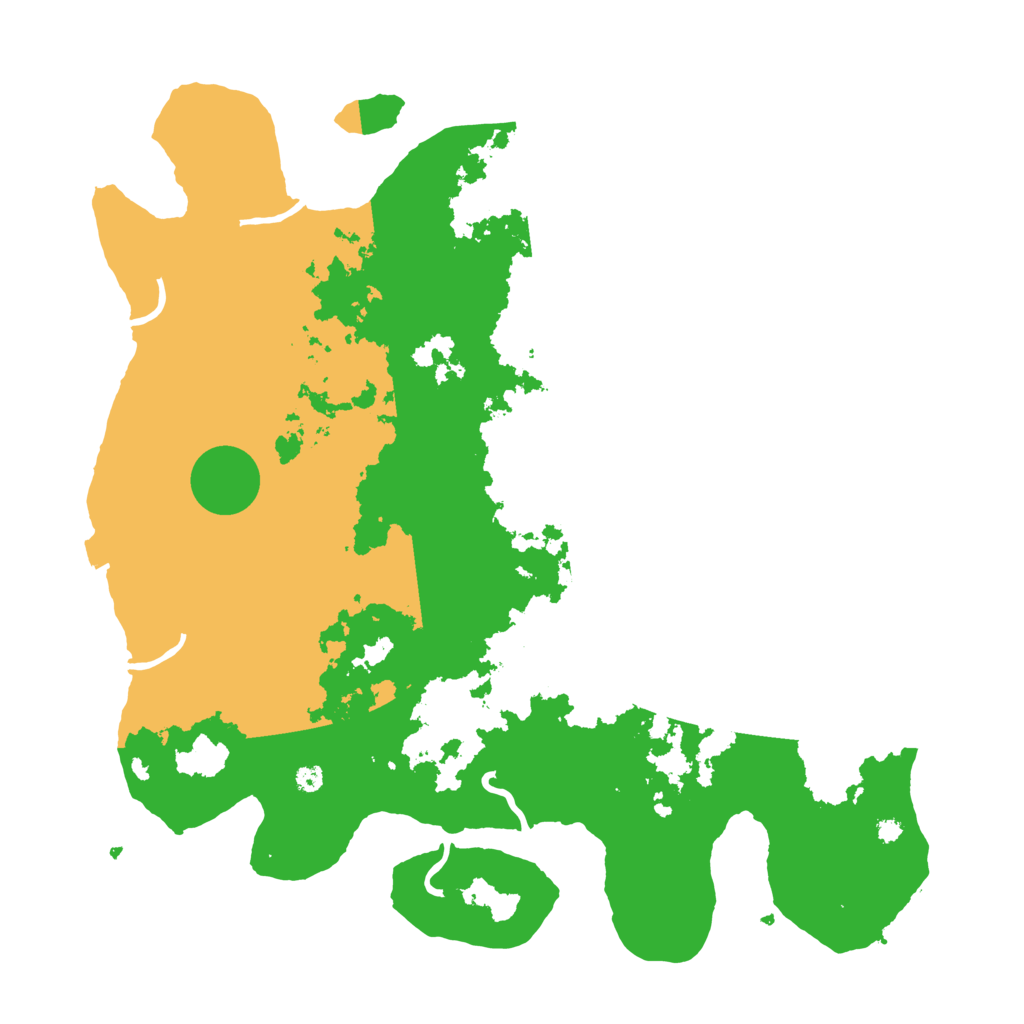 Biome Rust Map: Procedural Map, Size: 3900, Seed: 454836