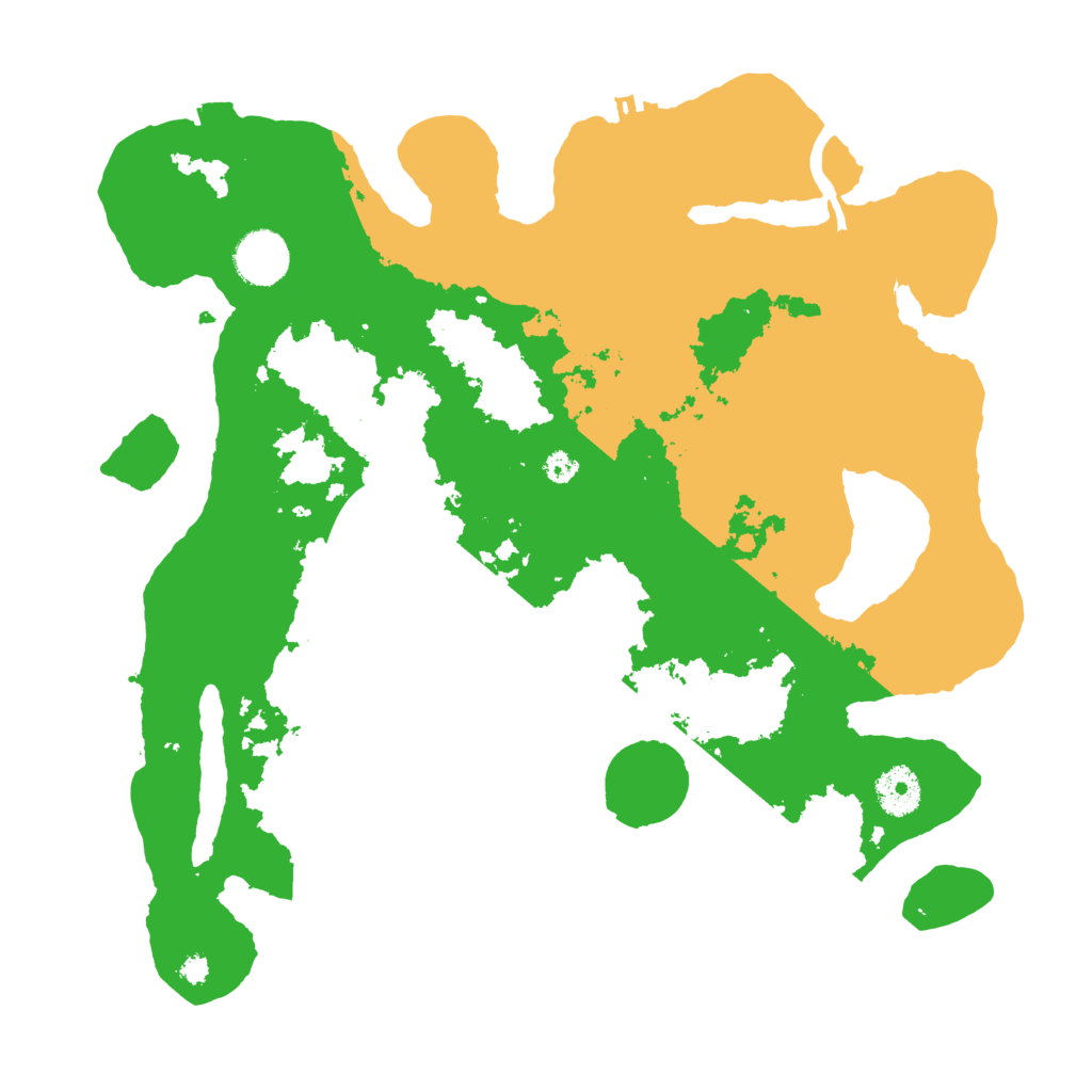 Biome Rust Map: Procedural Map, Size: 3500, Seed: 99970669