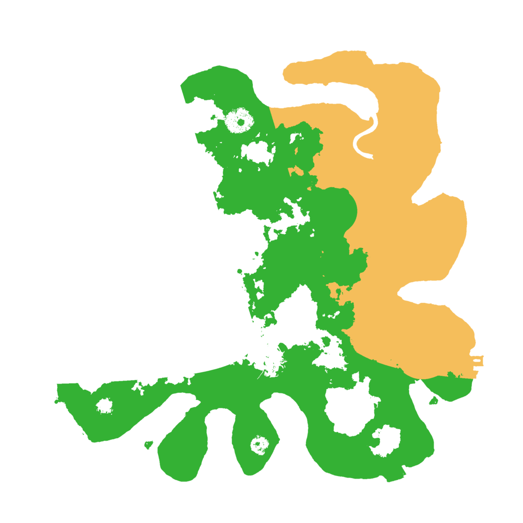 Biome Rust Map: Procedural Map, Size: 3000, Seed: 723369218