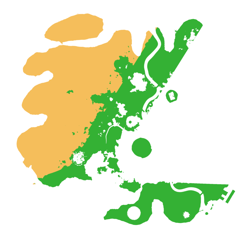 Biome Rust Map: Procedural Map, Size: 3500, Seed: 203550340